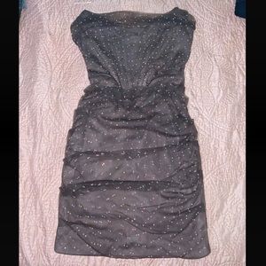 Mini party dress with corset